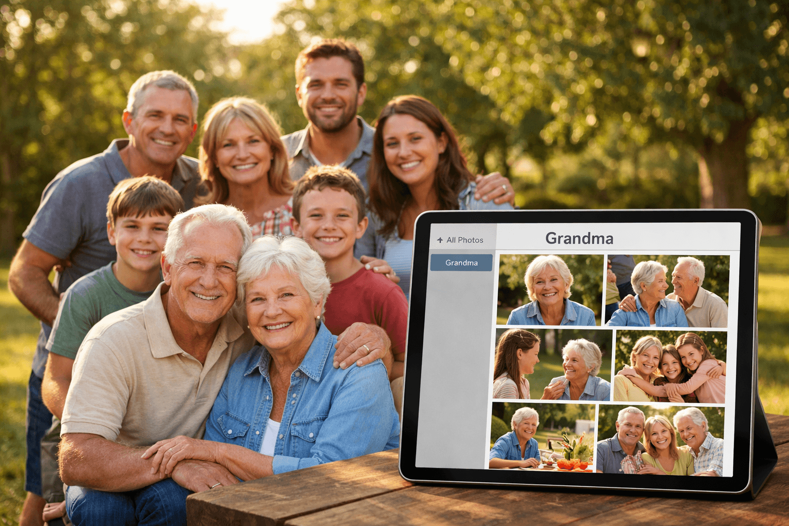 How to Organize Family Reunion Photos by Person